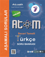 7. Sınıf Atom Beceri Temelli Türkçe Aşamalı Soru Bankası